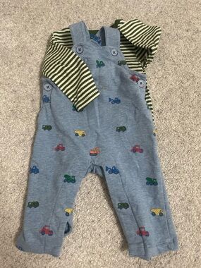 Mini Boden Jersey Overalls, VGUC, size 3-6 months
